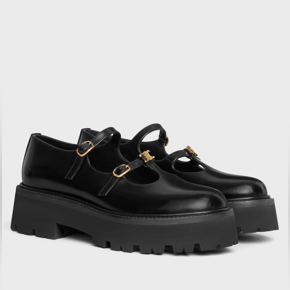 Celine triomphe platform mary Jane shoes size 36 / size 6